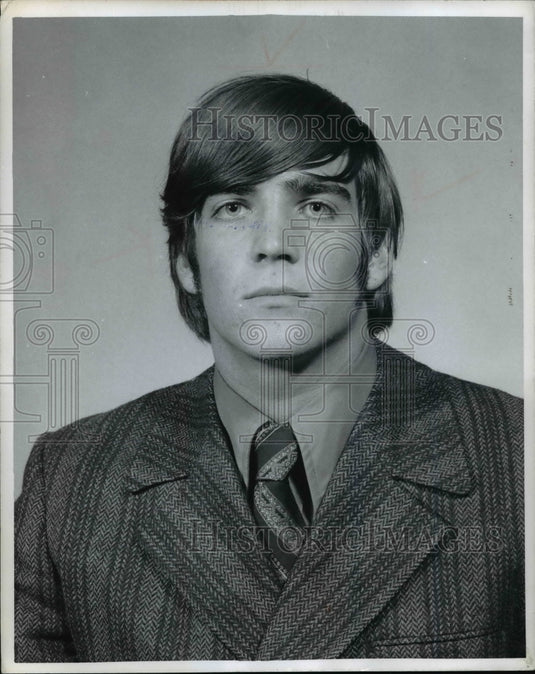 1971 Press Photo Ken Bolek, University School Football - cvb45411- Historic Images