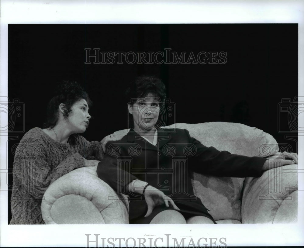 1998 Press Photo Abigail Lopez, left, has the title role in &quot;Sylvia&quot;-Historic Images