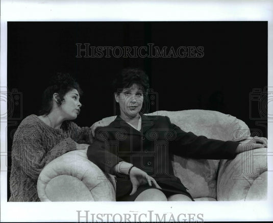 1998 Press Photo Abigail Lopez, left, has the title role in "Sylvia"-Historic Images