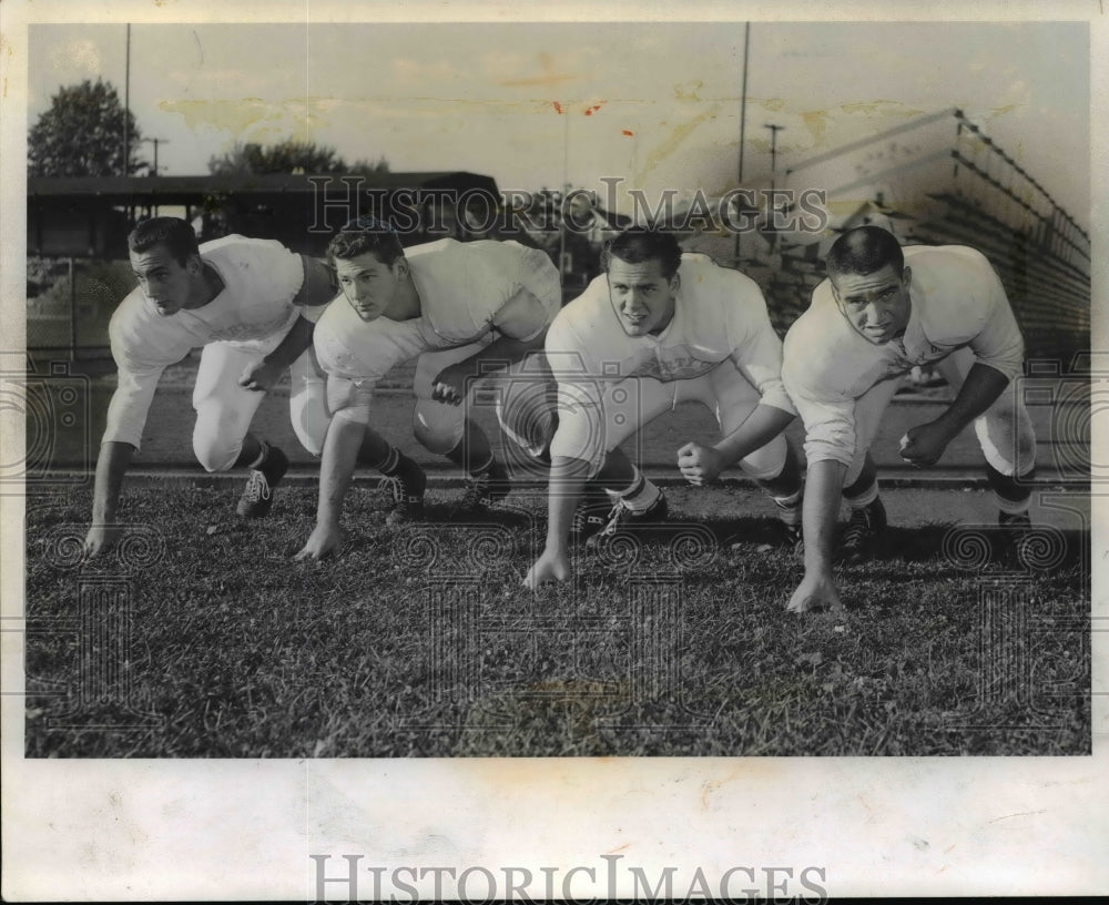 1960 L-R; Charles Gruett, Bill Goering, Russ Dempsey, James Hares-Historic Images