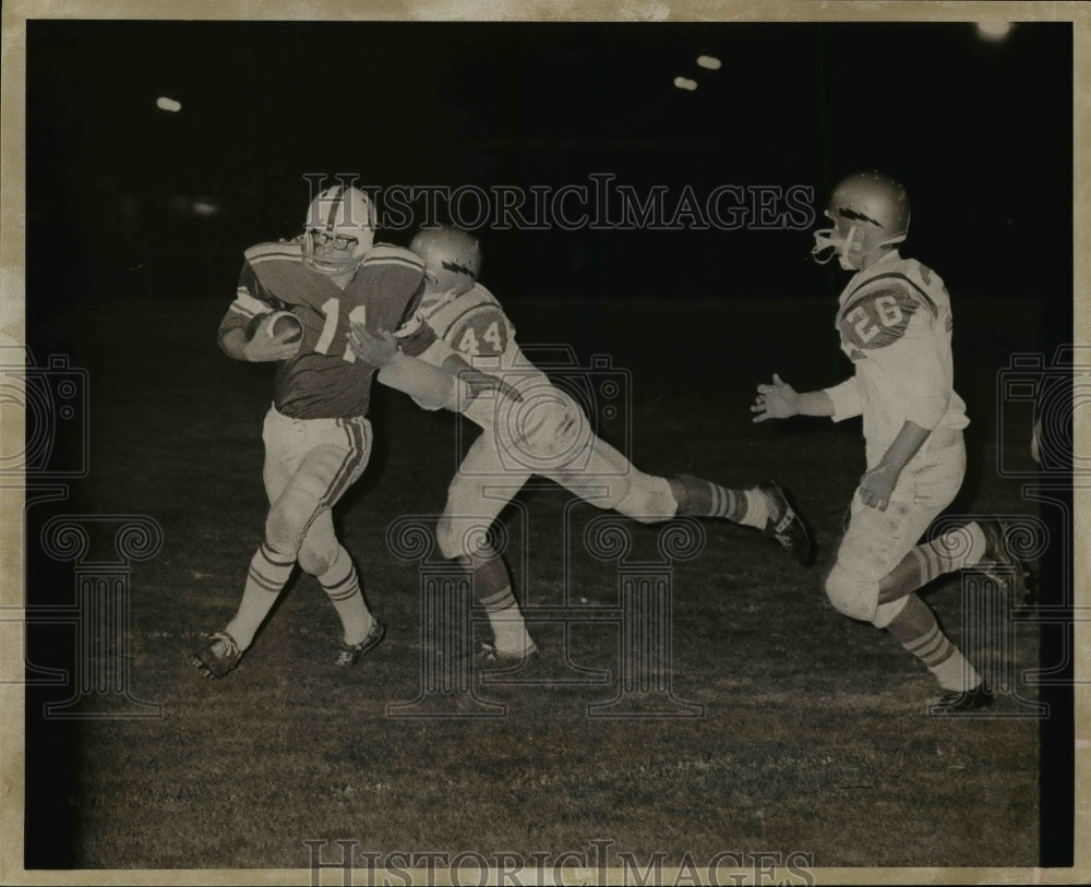 1969 Press Photo Strongsville Wally Ehrnfelt vs Brooklyn&#39;s Butler and Jacubcin - Historic Images