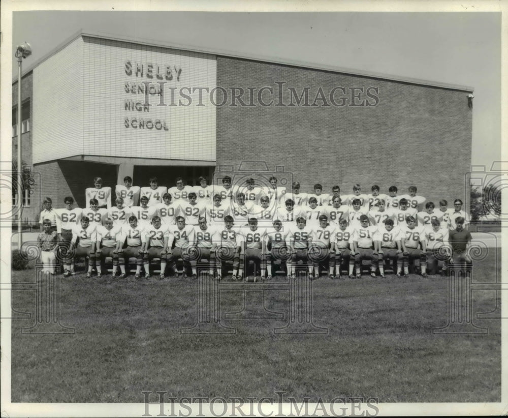 1971 Shelby Whippets High Football 1971 players-Historic Images