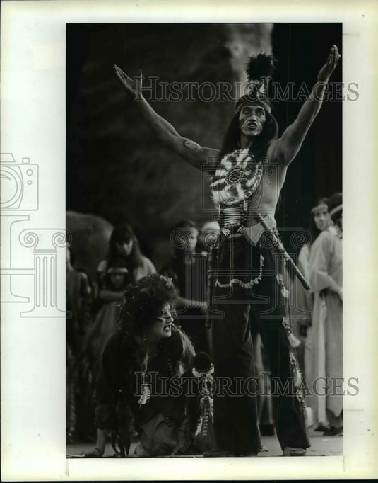 1984 Press Photo "Trumpet in the Land" play - cvb46082 - Historic Images