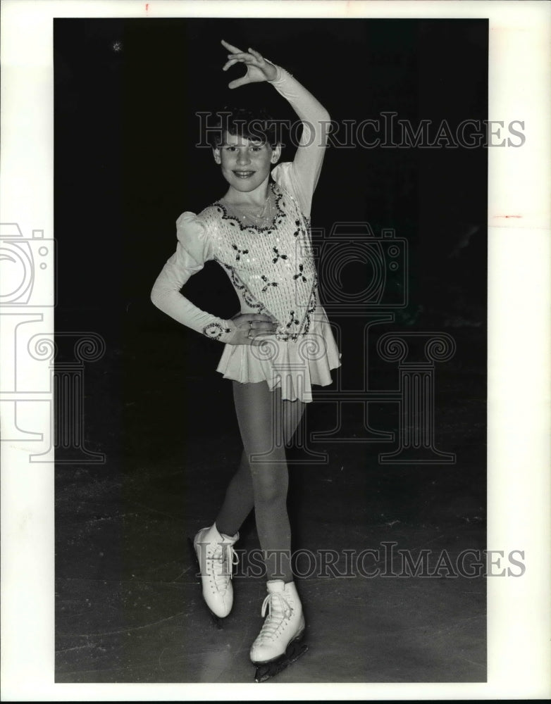 1990 Press PhotoDeana Gerbrick, Reg. Intermediate Ladies Figure Skating Champion - Historic Images