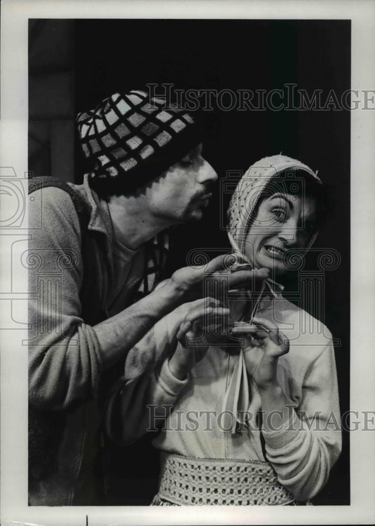 1982 Press Photo Debbie Rennie, Adrian Blue, Fairmount Theatrers "Story Theater" - Historic Images