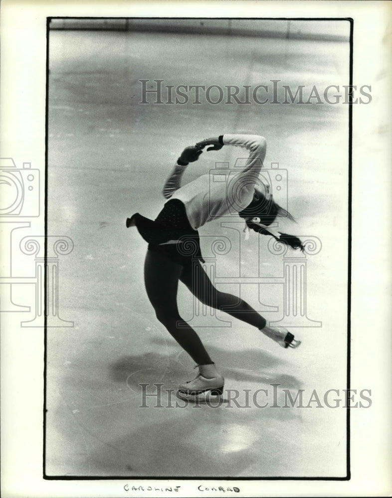 Press Photo Peggy Dialosky Skating - cvb46280 - Historic Images