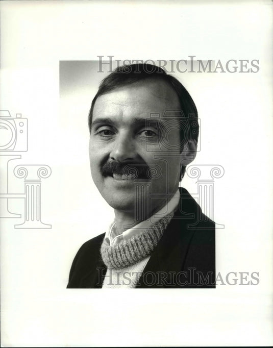 1986 Press Photo Gary Easter, Running Authority - cvb46295 - Historic Images