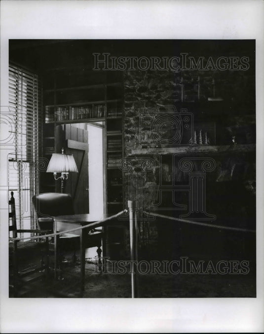 1971, Chair where Pres. FDT was seatedm his portrait being painted - Historic Images