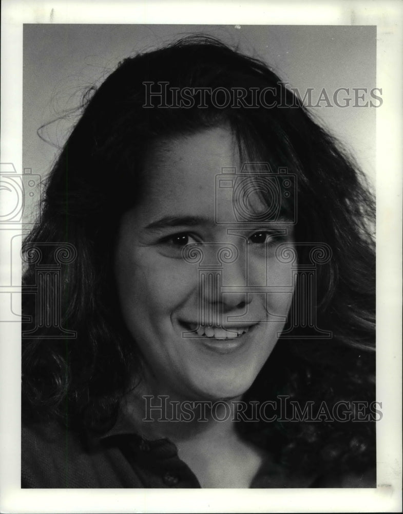 1990 Press Photo Fracesca Gambetti-Shaker Heights swimmer - cvb46441 - Historic Images