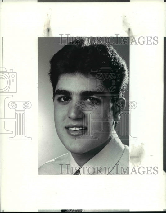 1990 Press Photo Brian Stephany, St. Ed's 11th grade - cvb46585 - Historic Images