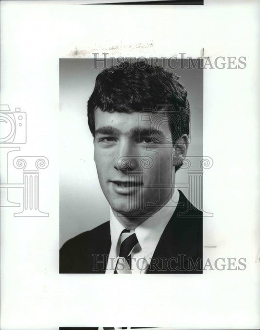 Press Photo P.O.W Pat O'Rourke, St. Ignatius Hockey Team - cvb46594- Historic Images