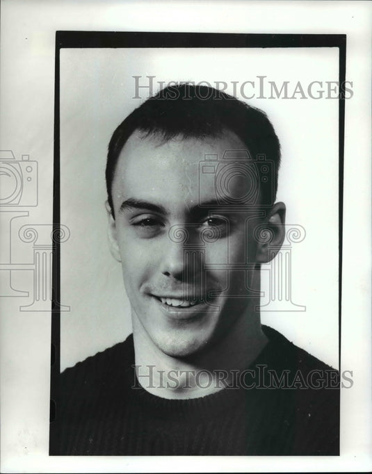 Press Photo Brent Brown Valley Forge Football - cvb46693 - Historic Images
