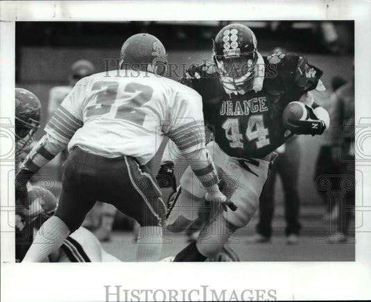 1988 Press Photo Orange's Marcus Layton,