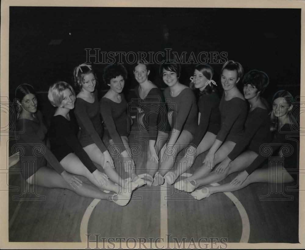 1970 Press Photo Kent State University Gymnasts 1970 - cvb46874 - Historic Images