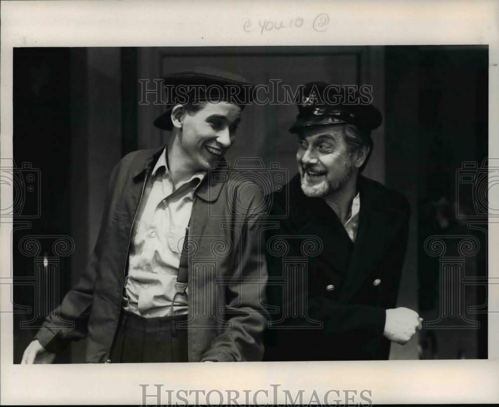 1991 Press Photo Roger Howarth &amp; John LaGoia star in &quot;You Touched Me!&quot; - Historic Images