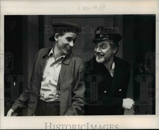1991 Press Photo Roger Howarth & John LaGoia star in "You Touched Me!" - Historic Images