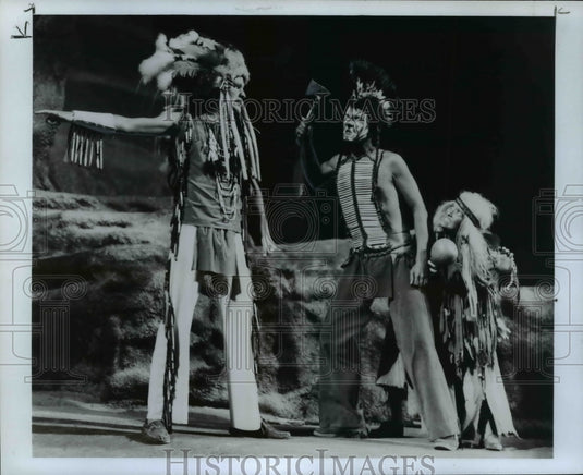 1983 Press Photo The play "Trumpet In The Land." - cvb47037 - Historic Images
