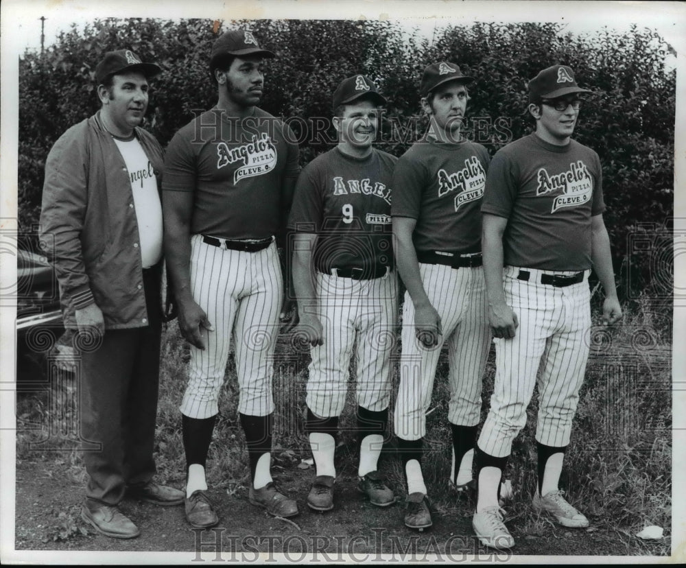 1972 Angelo&#39;s Piza Softball Team-Historic Images