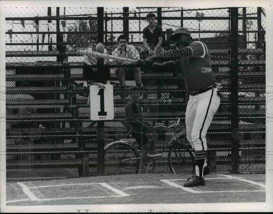 1968 Press Photo Preston Powell, Softball Players - cvb47083 - Historic Images