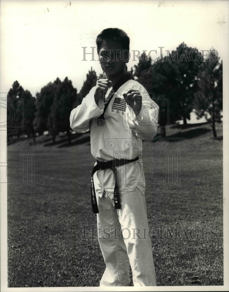 Press Photo Luong Pham, martial arts - cvb47224 - Historic Images