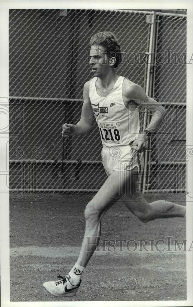 1984 Press Photo Men's winner at a time of 24.42 is Rick Ventura - cvb47229 - Historic Images