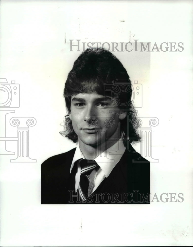1988 Press Photo Player of the week. 3-Joe Wild, Trinity Ice Hockey - cvb47259 - Historic Images