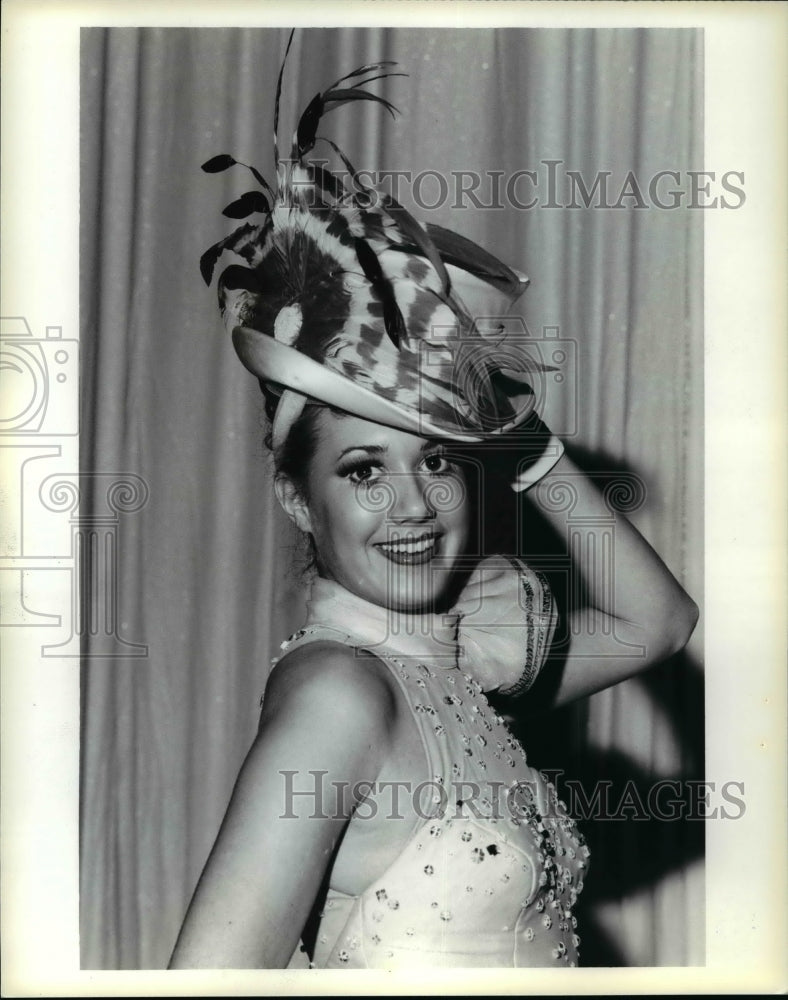 1973 Press Photo Yourie Burke, Ice follies skating - cvb47317 - Historic Images