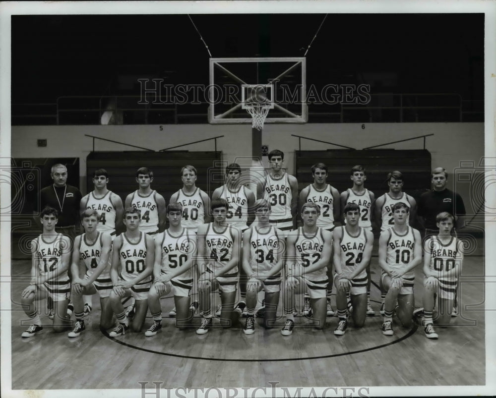 1972 The 1971-72 Polar Bears basketball team of Canton Lehman High-Historic Images