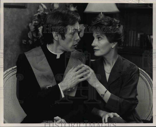 1991 Press Photo John Curry & Jennifer Harmon in You Touched Me, plays - Historic Images