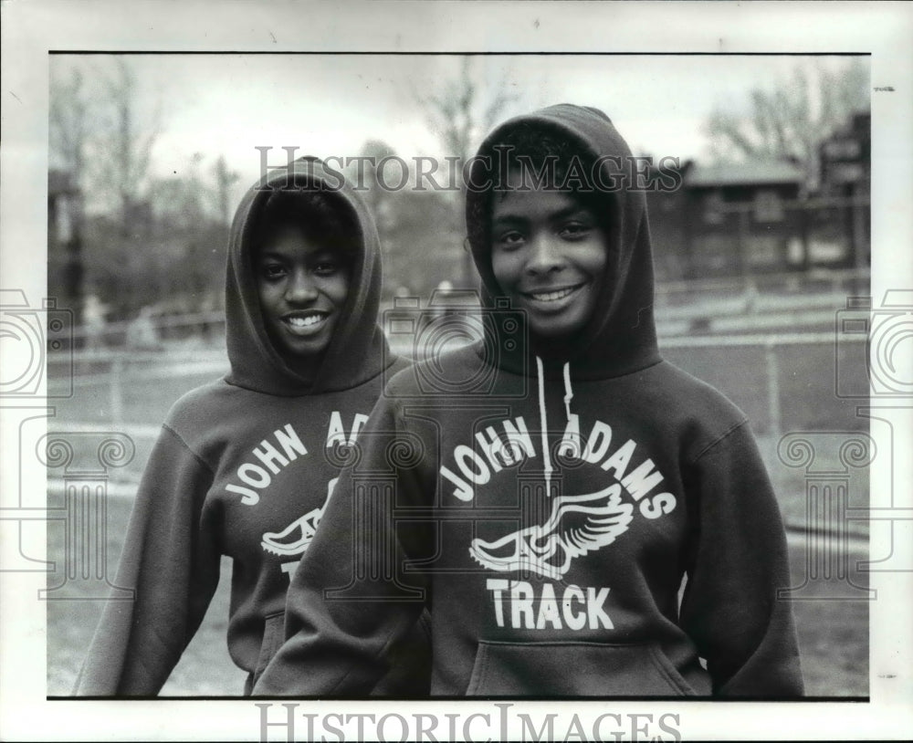 1989 Press Photo Head Shots - left to right, Marie Lassiter and Debra Malone - Historic Images