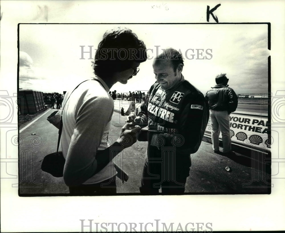 1984 Press Photo Bud 500 racer-Don Simmons - cvb47545 - Historic Images