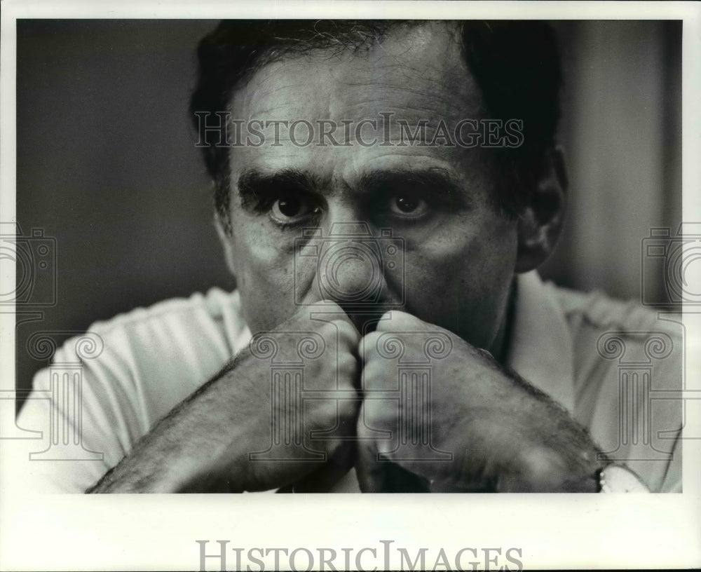 1983 Press Photo Coach Sam Rutigliano - cvb47636- Historic Images