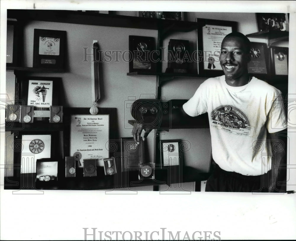 1988 Press Photo Kevin Henderson, just missed being part of the Olympic Team - Historic Images