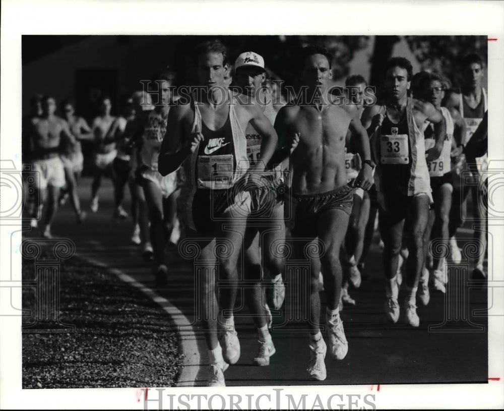 1991 Press Photo John Scherer-Johnnycake 5 mile run winner - cvb47802 - Historic Images