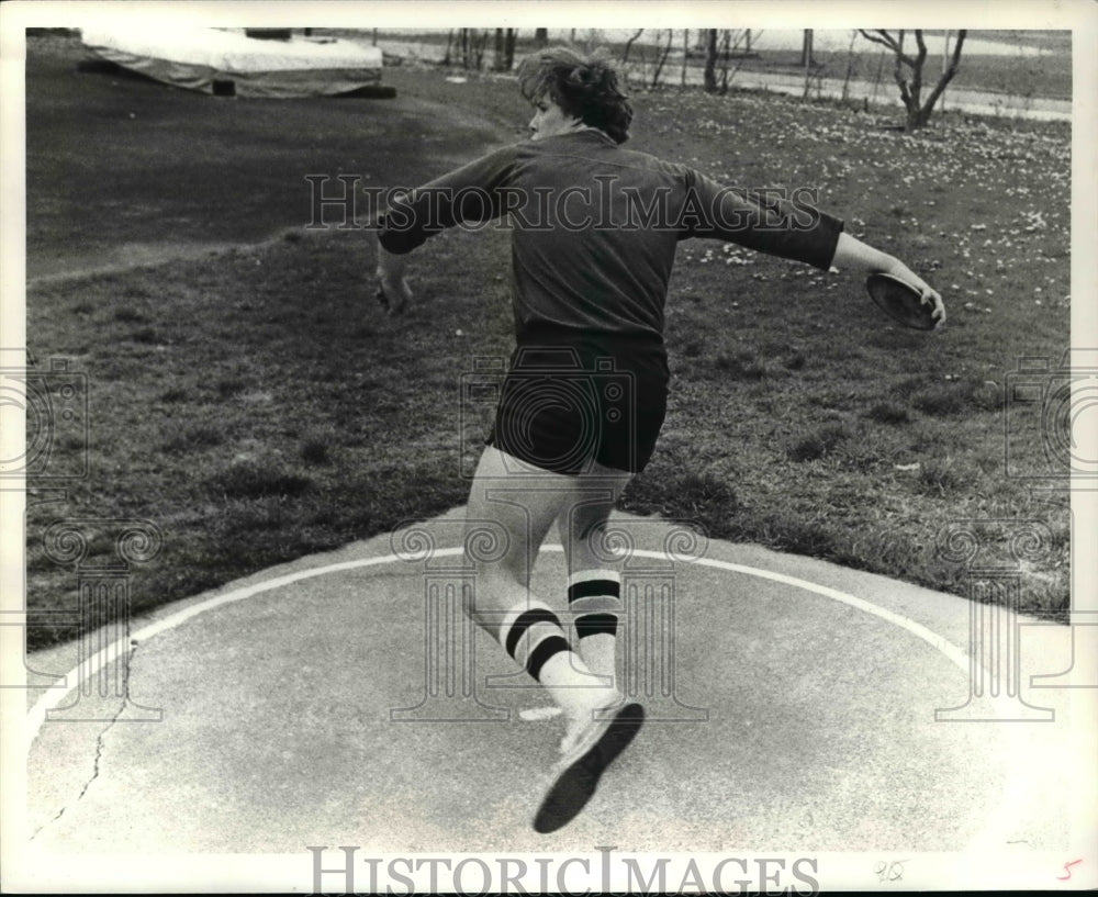 1980 Press Photo A track and meet player - cvb47945 - Historic Images