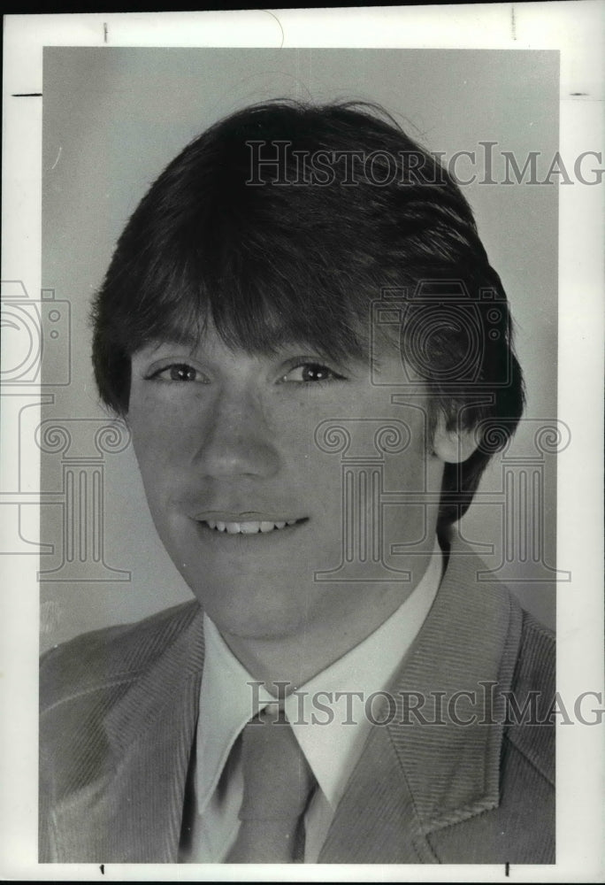1983 Press Photo Chip Lanning Chardon High Basketball - cvb48027 - Historic Images