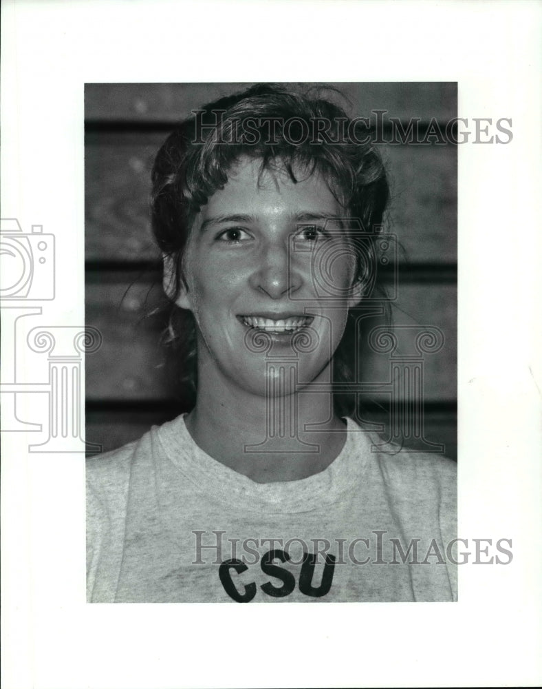 1991 Press Photo CSU Volleyball player, player Stacy Profitt - cvb48172 - Historic Images