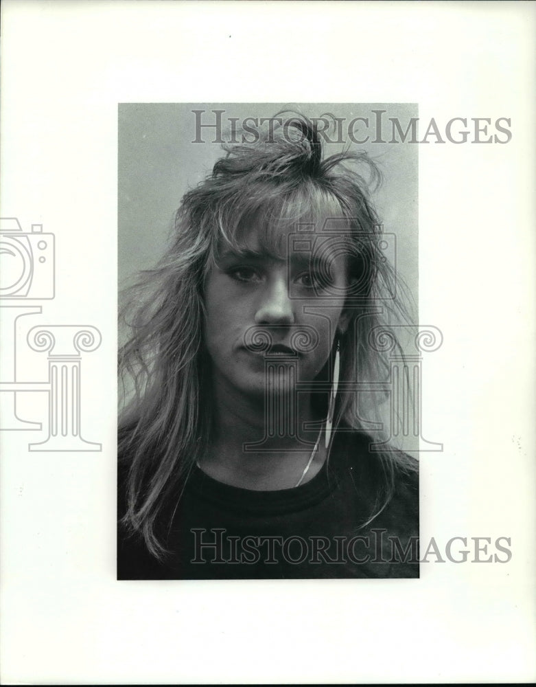 1990 Press Photo Tina Dohm-Willoughby South softball - cvb48192- Historic Images