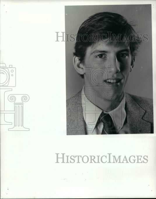 1985 Press Photo All Scholastic Wrestlers, Brian Chambers St. Ed's - cvb48333 - Historic Images