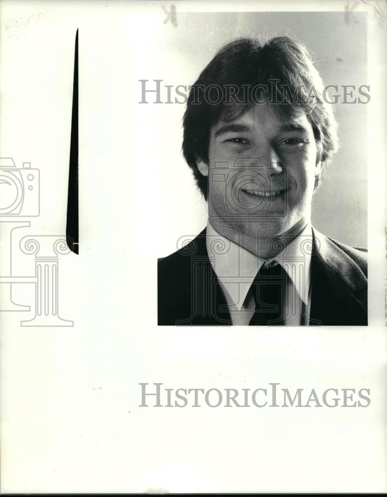 1985 Press Photo PD Player of the Week, Bob Ptokar, Richmond Heights Wrestler - Historic Images