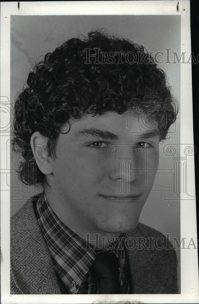 1983 Press Photo Brad Wright, St. Edward High wrestling - cvb48411 - Historic Images