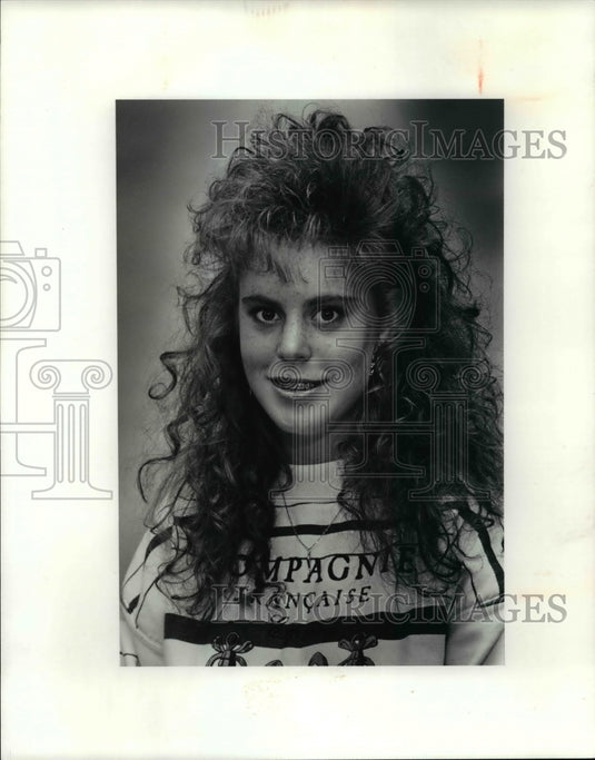 1990 Press Photo Michelle Carino, Soccer Player - cvb48541- Historic Images