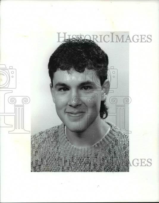 1990 Press Photo Kelly O Keefe, Mayfield High soccer player - cvb48600 - Historic Images