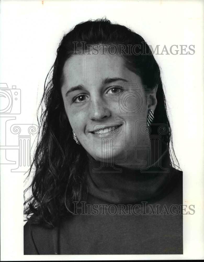 1990 Press Photo Kristin Hurd, Magnificat soccer player - cvb48602 - Historic Images