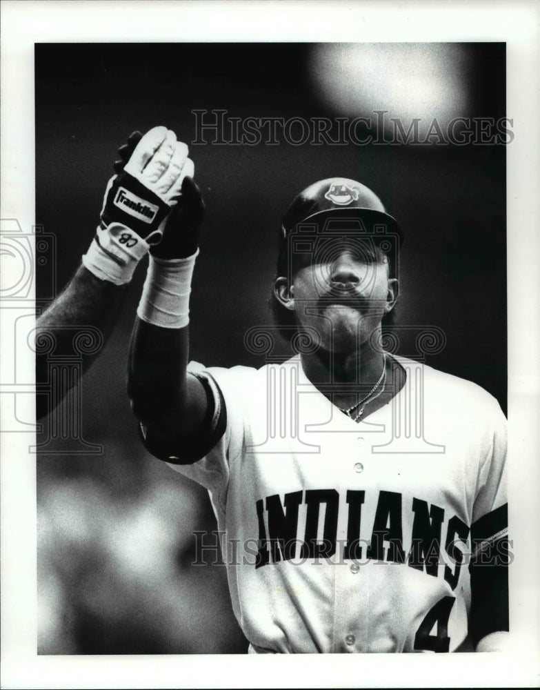 Press Photo: Cleveland Indians #4 - cvb48638 - Historic Images