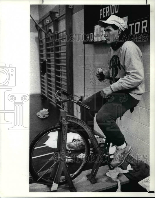 1990 Press Photo Chris Connelly-Rocky River High School wrestler - cvb48653 - Historic Images