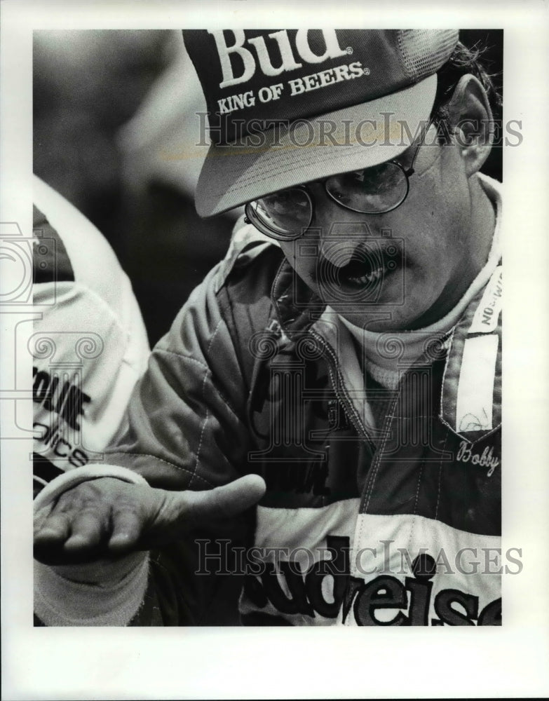 1987 Press Photo Bobby Rahal-2nd fastest - cvb48699- Historic Images
