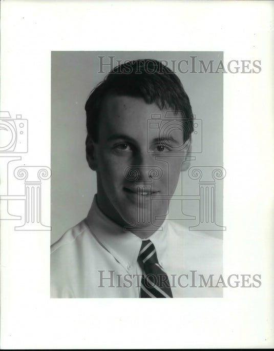1990 Press Photo Nathan Barnhart,Walsh Jesuit soccer - cvb48787 - Historic Images
