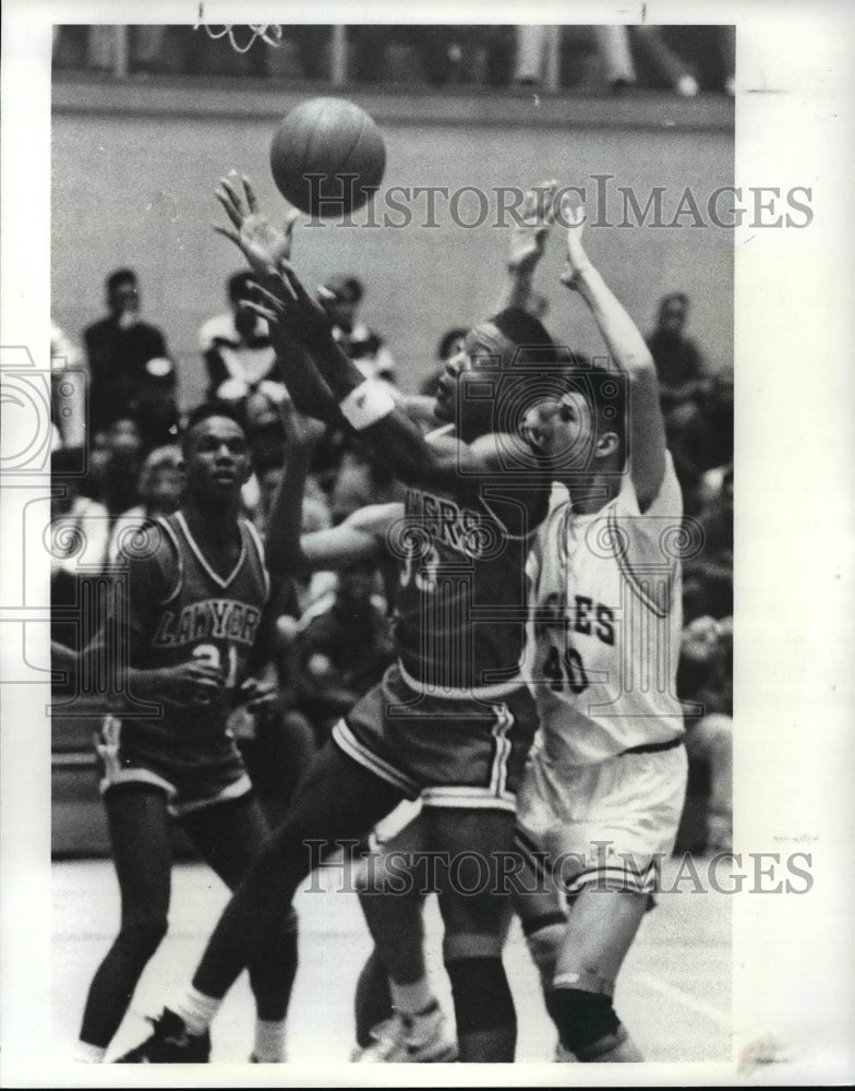 1989 Press Photo John Marshall Basketball Deon Gavin - cvb48866 - Historic Images