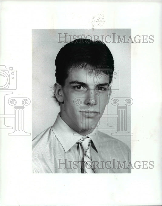 1988 Press Photo Player of the Week, Mike Gillmor, Nordonia HS, Wrestling - Historic Images
